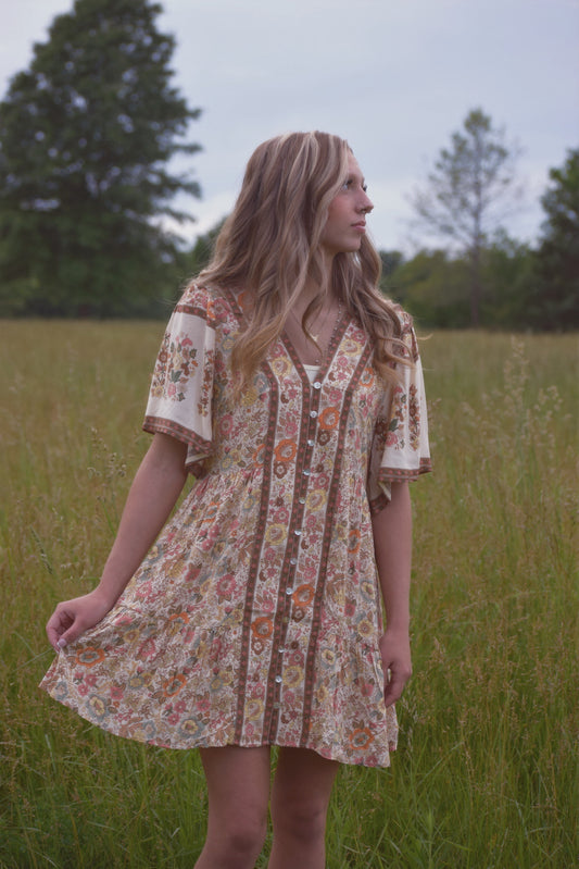Folklore Mini Dress