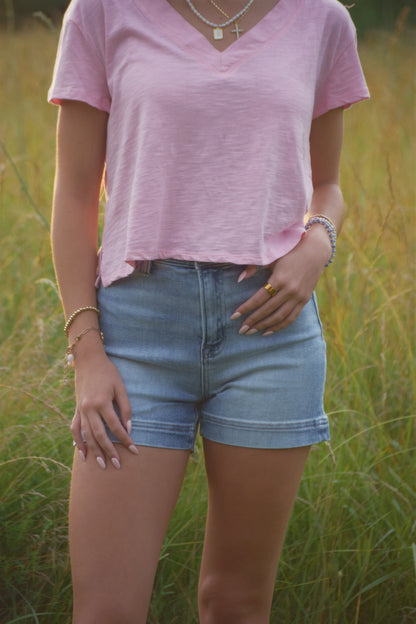 High-Rise Moxie Shorts